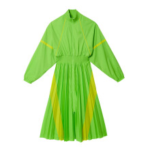 (10 UK, Green) Lacoste Womens/Ladies Colour Block Sweatshirt Dress