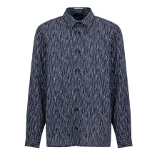 Ted Baker Mens Abstract Recycled Long-Sleeved Shirt