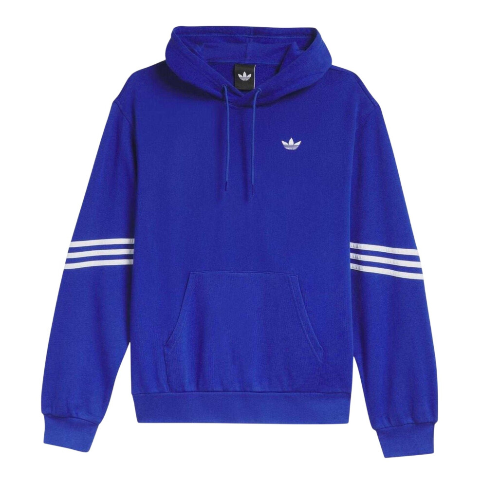 Adidas (M, Blue) Unisex Adult Classics Skateboarding Hoodie