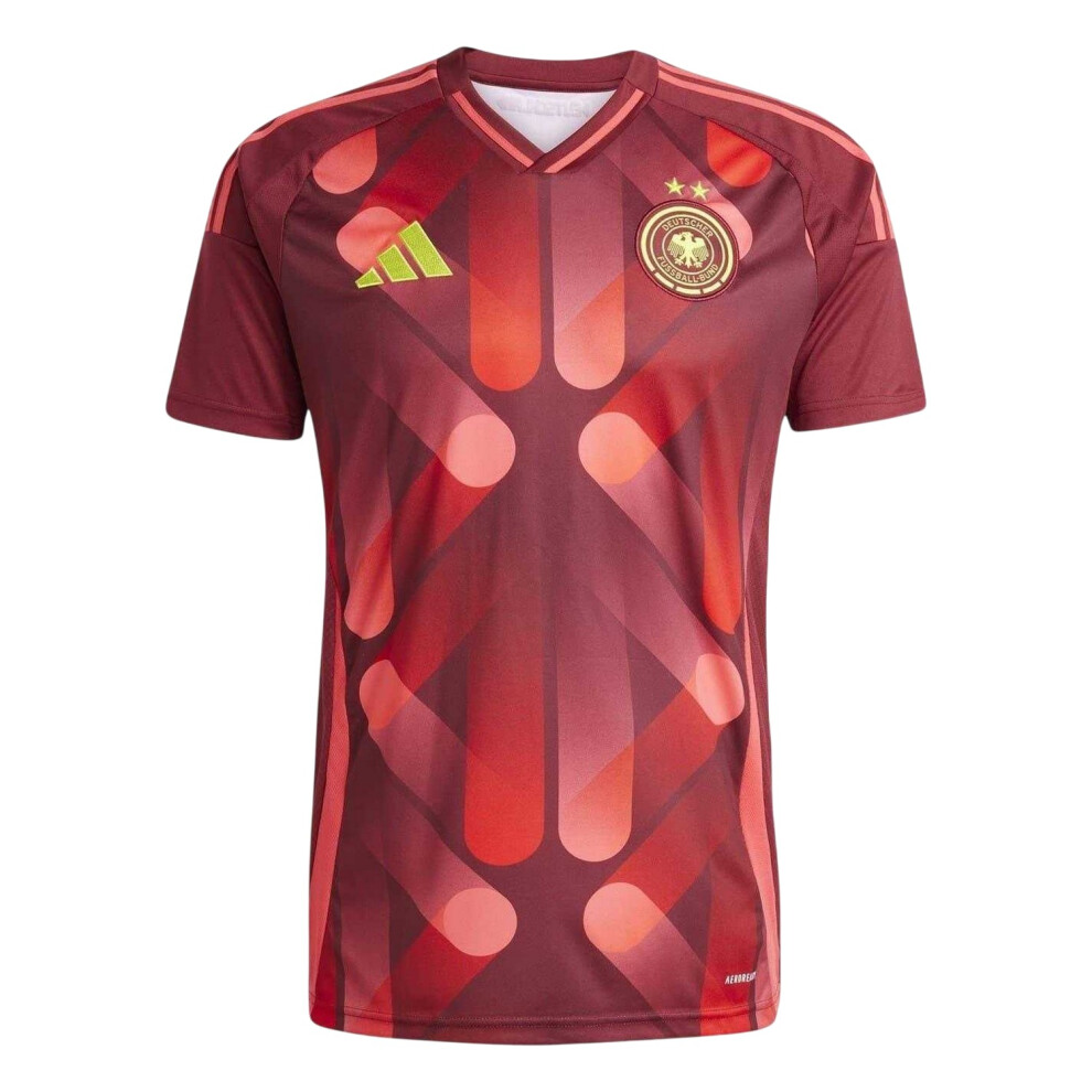 Adidas (L, Burgundy) Mens 2025 Germany Dfb Away Jersey