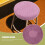 Lichtpaarse polyester-spandex barkrukhoes (1 set) 2