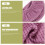 Lichtpaarse polyester-spandex barkrukhoes (1 set) 5