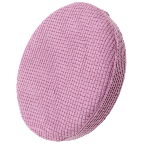 Lichtpaarse polyester-spandex barkrukhoes (1 set) 2