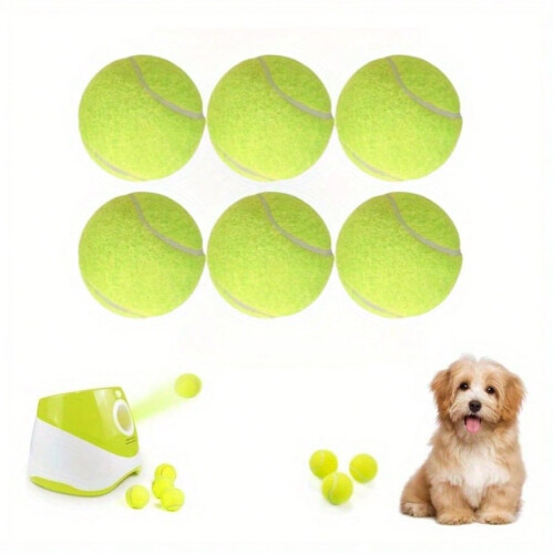 Mini tennispallot lemmikeille 2 tuumaa 6 pakkausta 2