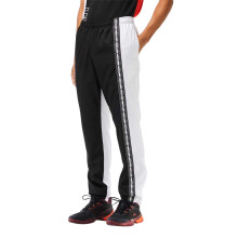 (L R, Black/White) Lacoste Mens Colour Block Slim Tracksuit Bottoms