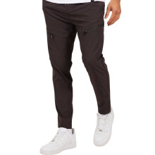 (S, Dark Grey) Brave Soul Mens Ripstop Slim Cargo Trousers