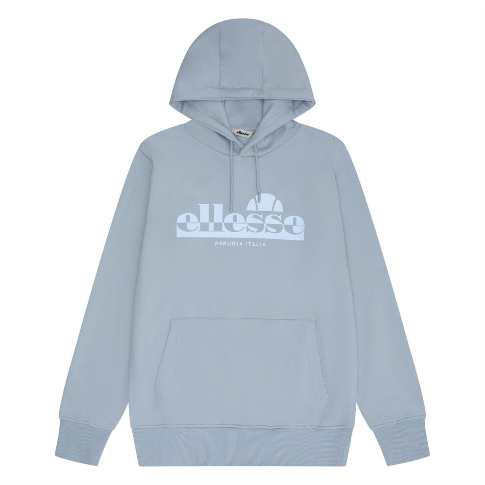 Ellesse (M, Light Grey) Mens Pullover Hoodie