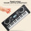 Electronic Piano Keyboard Note Stickers 37-Key Mini for 4