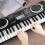 Electronic Piano Keyboard Note Stickers 37-Key Mini for 5