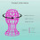 Wig Stand Display Rack Plastic Head Shape for Long Short 4