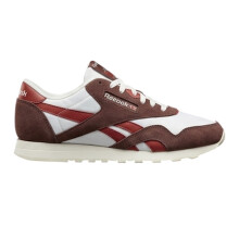 (6.5 UK, White/Grey) Reebok Womens/Ladies Glide Suede Cushioned Flat Trainers