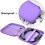 Custodia per lampada da collo a LED viola per LITEM e altre marche 4