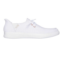 (4 UK, White) Skechers Womens/Ladies Skipcute Canvas Trainers