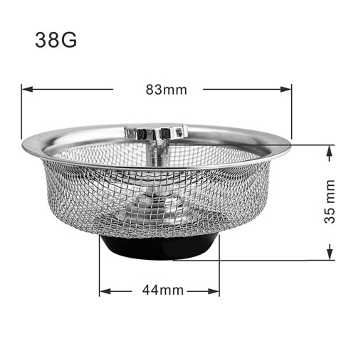 Premium-avløpsfilter for standard 7,5 cm avløp 1