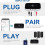 Bluetooth 5.0 sender/modtager 2-i-1 med 3,5 mm Aux 7