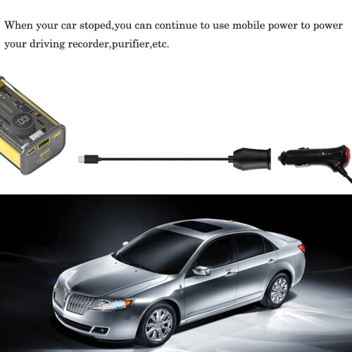 Adaptérový kabel do auta USB-C na 12V 1