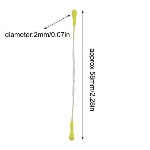Stamine de flori, perle artificiale de 2 mm, 400 buc. 2