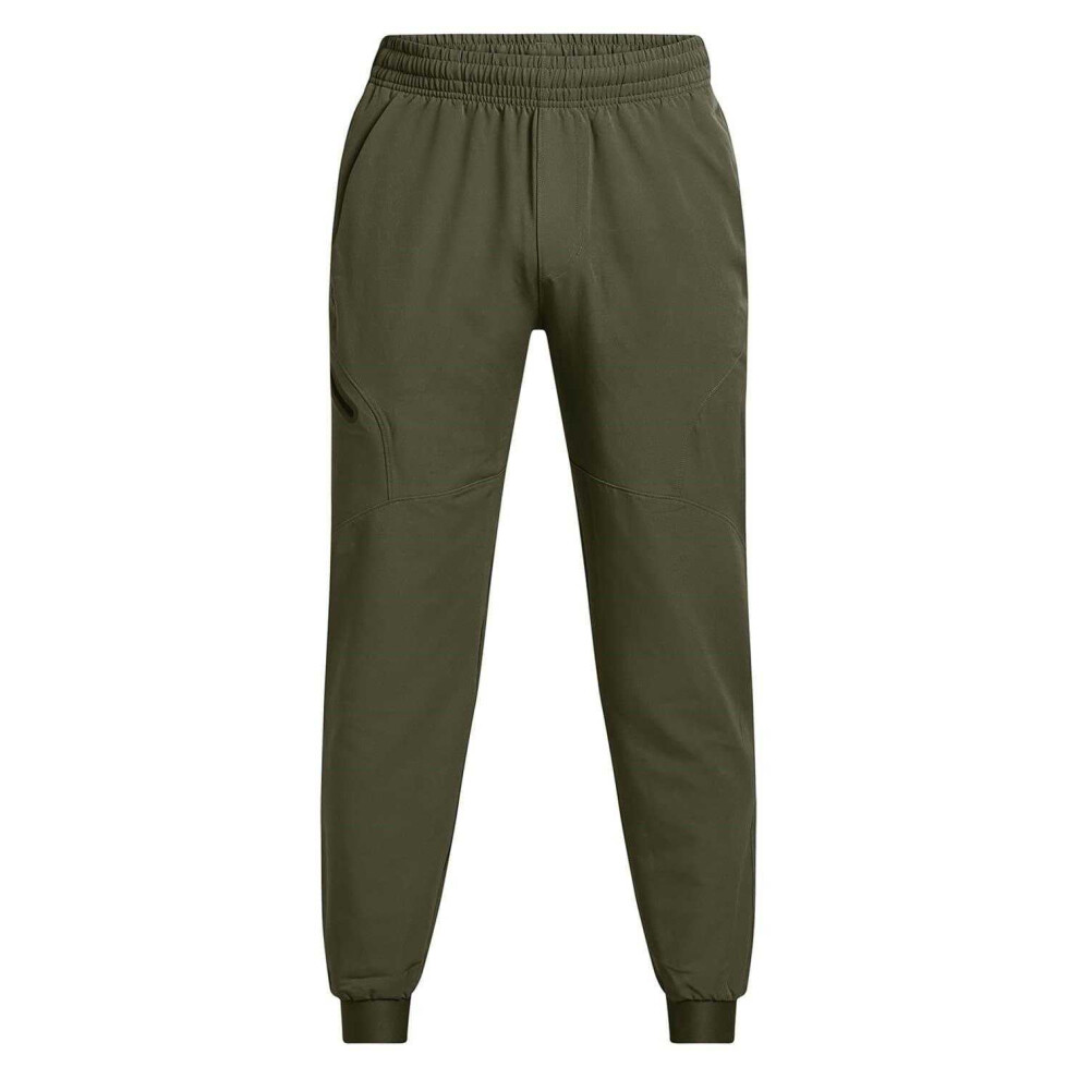 Under Armour (Xxl R, Green/Black) Mens Unstoppable Woven Joggers