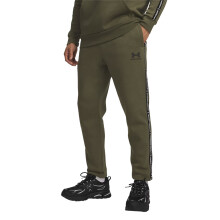 (XXL R, Green/Black) Under Armour Mens Icon Fleece Tapered Joggers