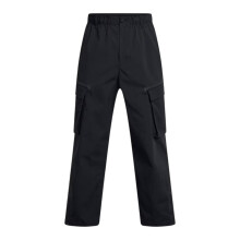 (M R, Black) Under Armour Mens Utility Loose Fit Cargo Jogging Bottoms