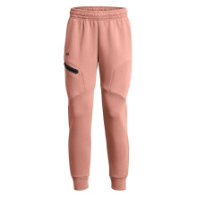 (8 UK R, Pink) Under Armour Womens/Ladies Unstoppable Fleece Athletic Joggers