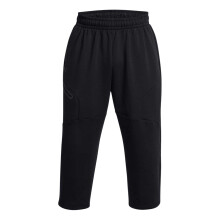 (S R, Black) Under Armour Mens Fleece Plain Baggy Sweatpants