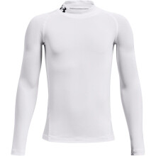 (5-6 Years, White) Under Armour Childrens/Kids Compression Fitted Long-Sleeved Base Layer Top