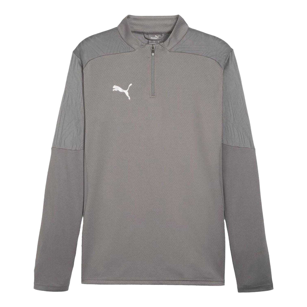 Puma (3Xl, Grey) Mens Teamfinal Quarter Zip Training Track Top