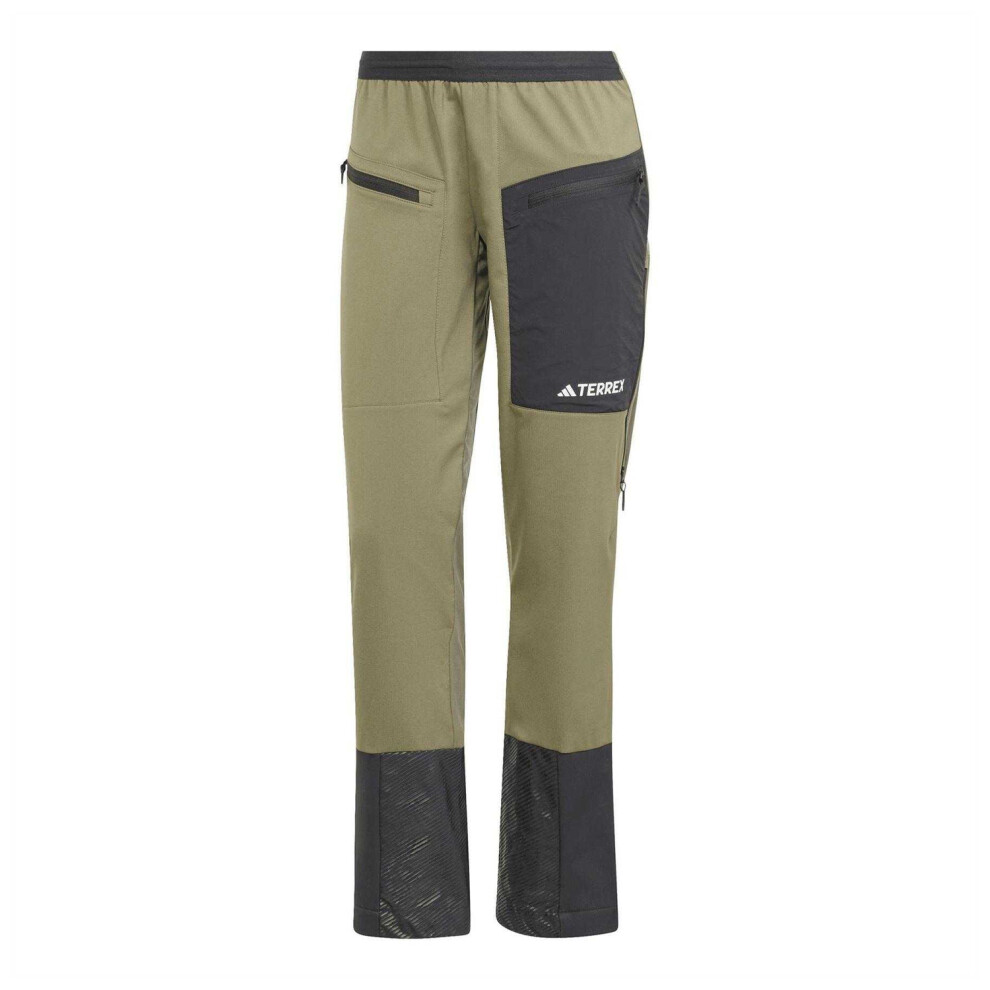 Adidas (6 Uk, Olive Strata) Womens/Ladies Xperior Fast Contrast Panel Ski Trousers