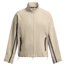 (16 UK, Beige) Under Armour Womens/Ladies Unstoppable Ventilated Athletic Tracksuit Top