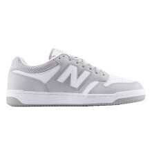 (9 UK, Grey/White) New Balance Mens BB480IGB Leather Trainers