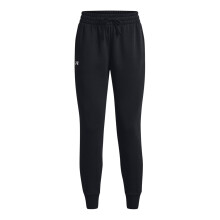 (14 UK R, Black) Under Armour Womens/Ladies Rival Tapered Jogging Bottoms