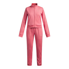 (7-8 Years, Pink) Under Armour Girls Knitted Tracksuit