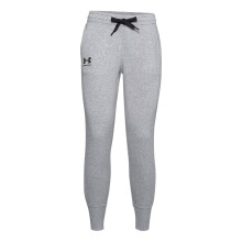 (14 UK R, Steel Heather) Under Armour Womens/Ladies Rival Tapered Jogging Bottoms