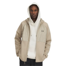 (L, Brown) Under Armour Mens Unstoppable Padded Soft Shell Jacket