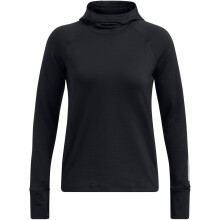 (8 UK, Black) Under Armour Womens/Ladies Hooded Regular Running Drawstring Hoodie