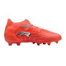 (5 UK, Red/Silver) Puma Childrens/Kids Future 9 Pro Firm Ground Football Boots
