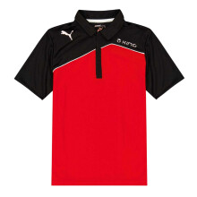 (14 Years, Red/Black) Puma Childrens/Kids King Evospeed Polo Shirt