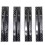Universele Koolstofvezel Auto Aangepaste Achterbumper Diffuser Spoiler Zwart & Rood ABS Achterbumper Lip Diffuser Anti-Botsing 5