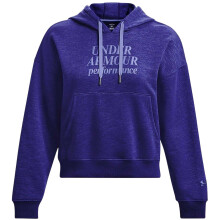 (8 UK, Blue) Under Armour Womens/Ladies Essential Script Hoodie
