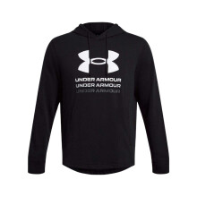 (S, Black) Under Armour Mens French Terry Hoodie