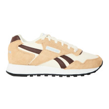 (4 UK, Chalk/Tan) Reebok Childrens/Kids Glide Logo Trainers