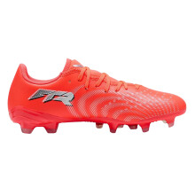 (6 UK, Red/Silver) Puma Womens/Ladies Future 9 Play Firm Ground Football Boots