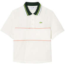 (16 UK, White) Lacoste Womens/Ladies Collared Polo Shirt
