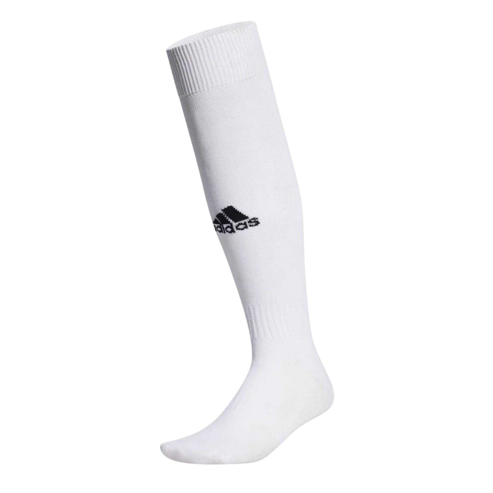 Adidas (13 Uk Child-2 Uk, White/Black) Childrens/Kids Santos Logo Football Socks
