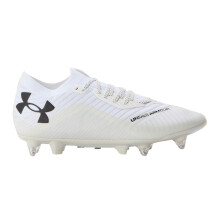 (7 UK, White/Black) Under Armour Mens Shadow Elite 2.0 Football Boots