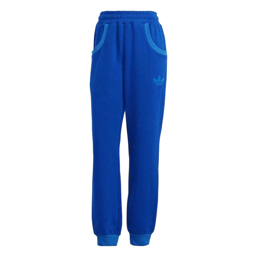 Adidas (6 Uk R, Blue) Womens/Ladies 70S Cotton Contrast Logo Sweatpants