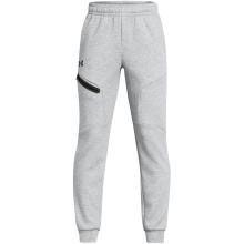 (9-10 Years, Grey) Under Armour Childrens/Kids Unstoppable Fleece Slim Joggers