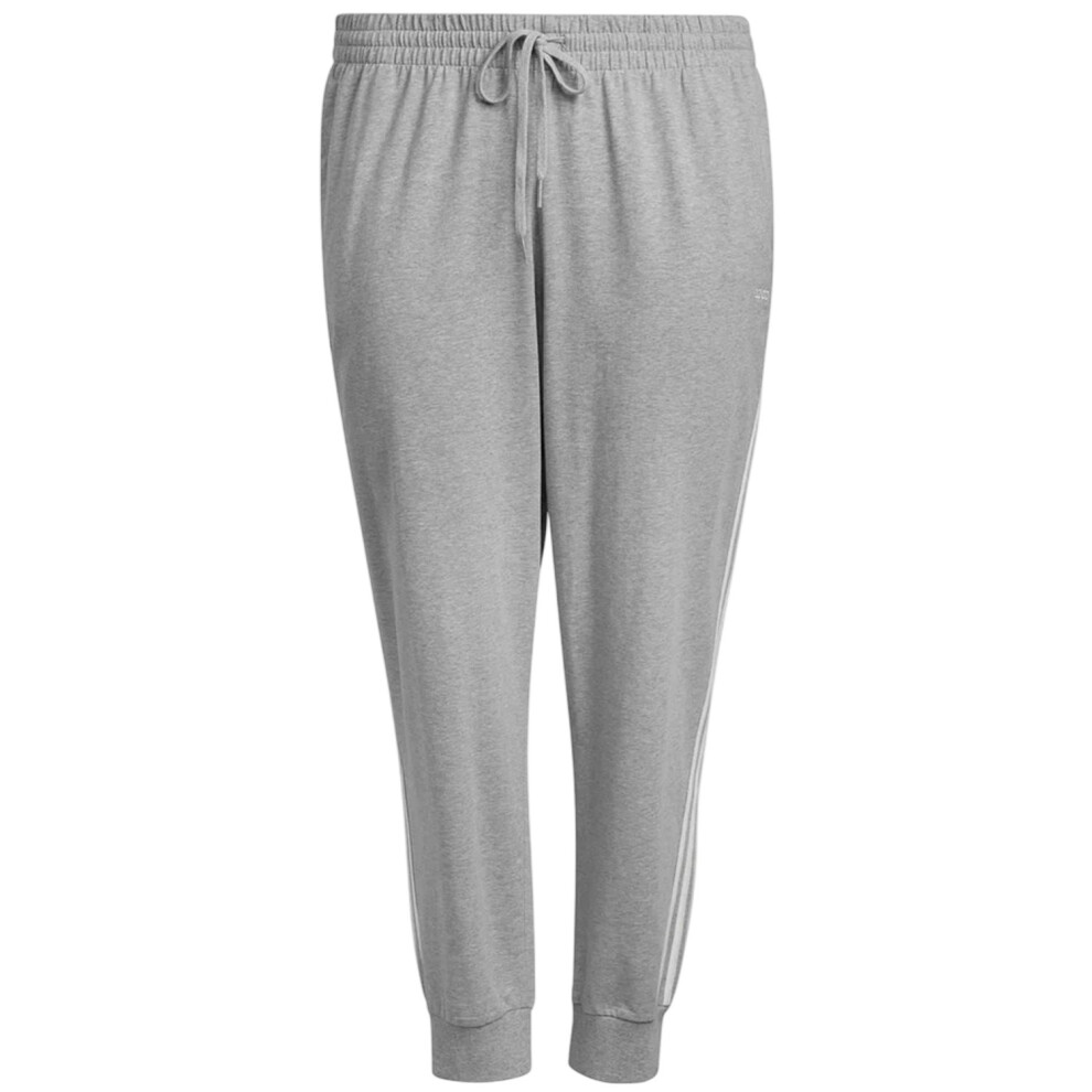 Adidas Womens/Ladies 3S Cotton 3 Stripes Joggers