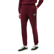(4 UK R, Zinfandel) Lacoste Womens/Ladies Loungewear Fleece Relaxed Fit Joggers
